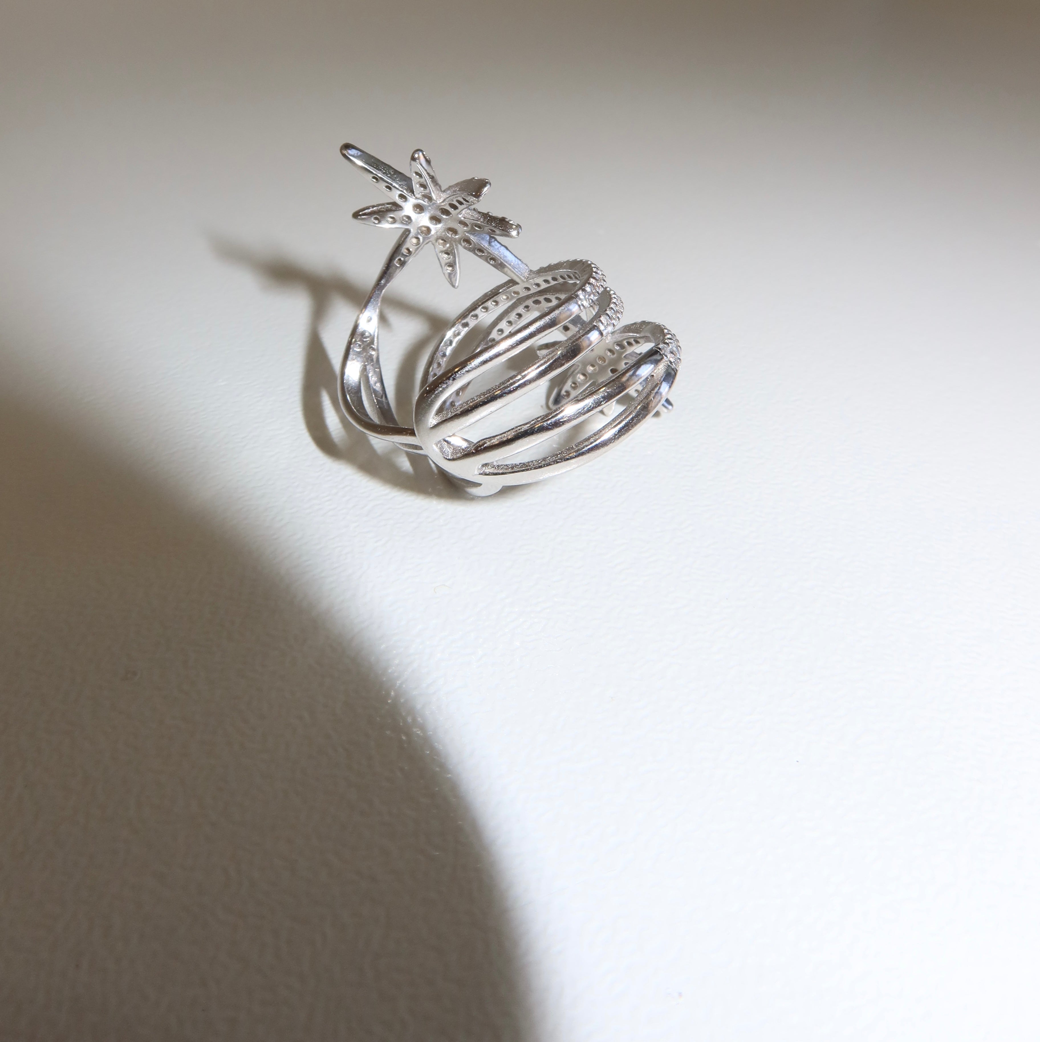 Anello Aurora Stellata