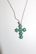 Collana Croce Smeraldo