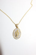 Collana madonna pavè
