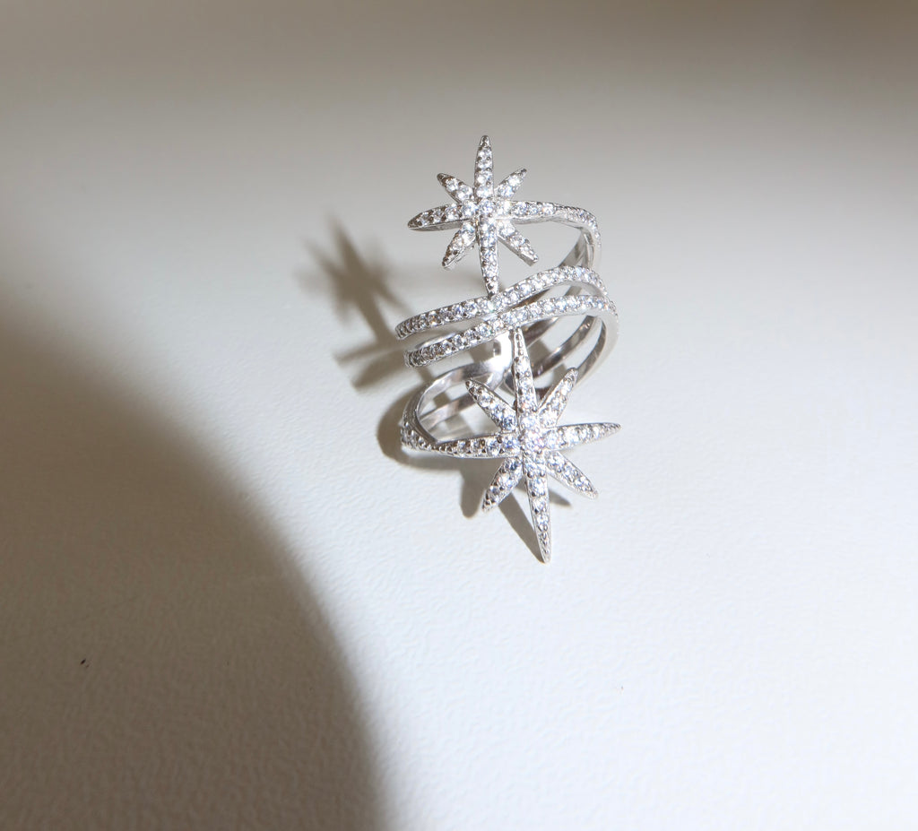 Anello Aurora Stellata