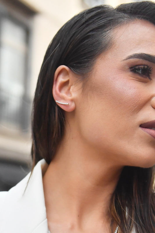 ORECCHINI BARRA TENNIS