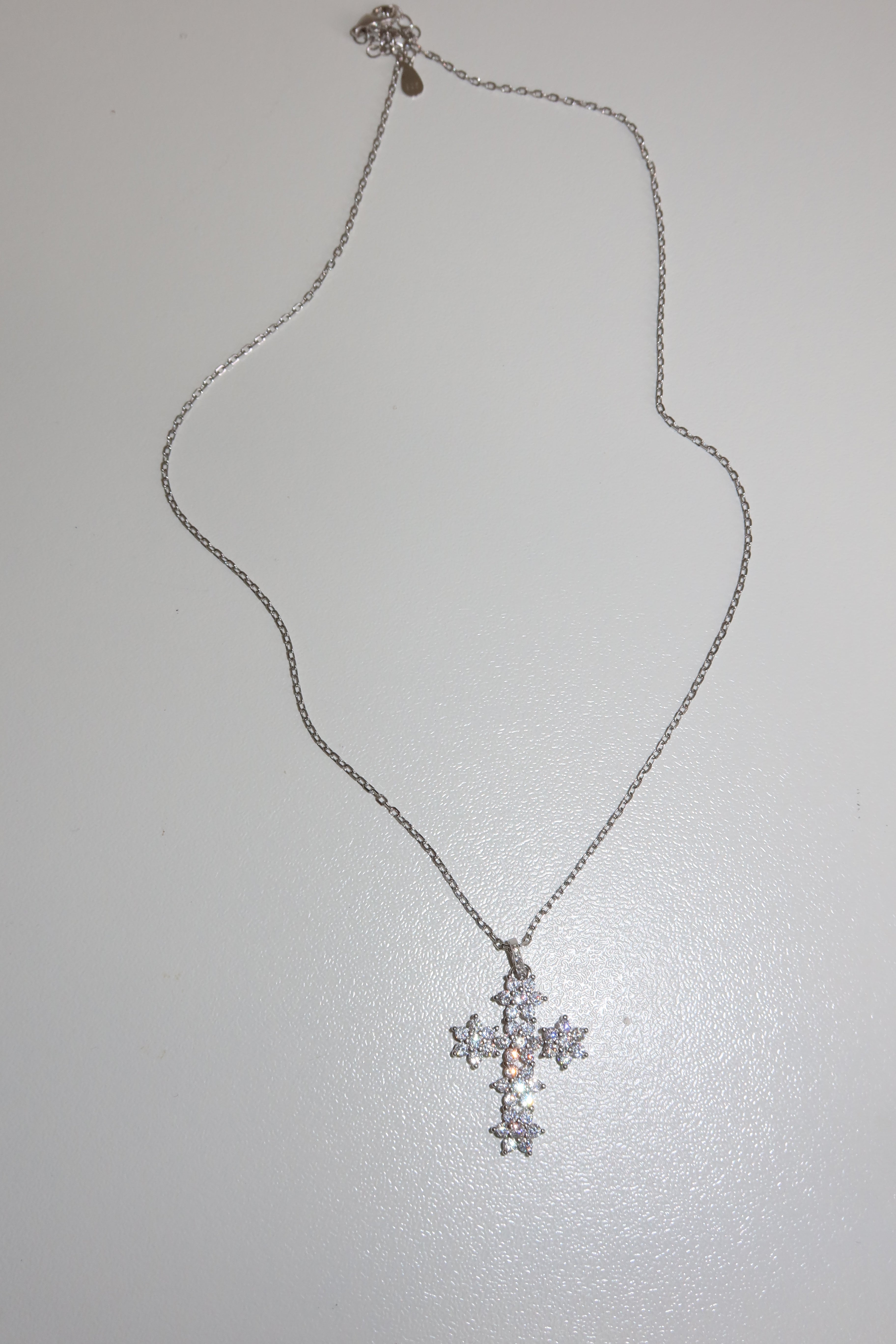Collana Croce Crystal