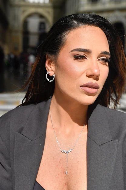 ORECCHINI CERCHIO DUE FILI