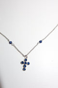 Collana Croce Blue Rosary