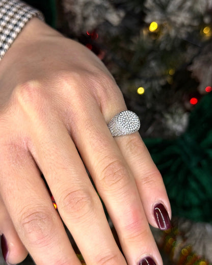 ANELLO TONDO ZIRCONATO