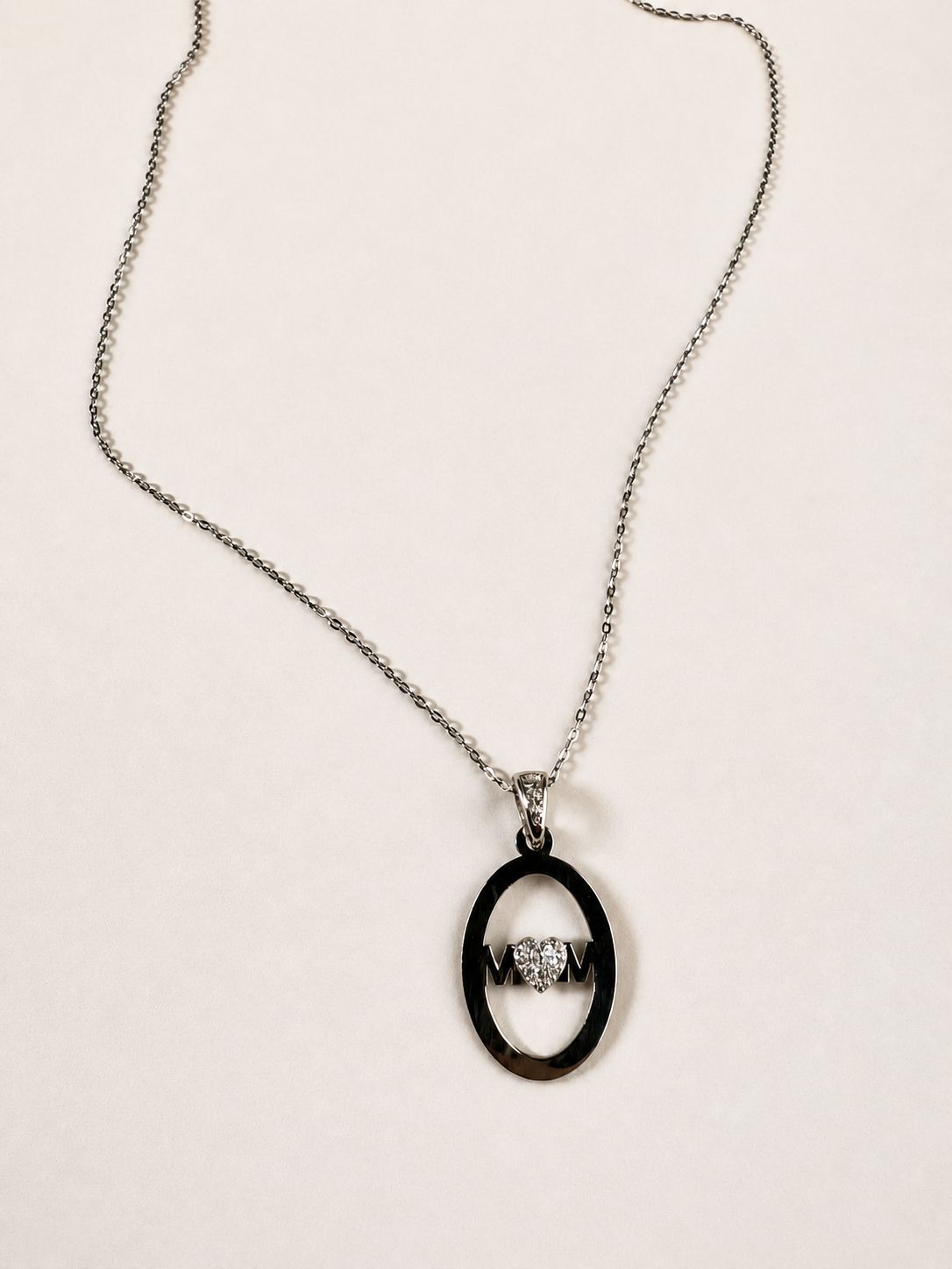 Collana MOM Oval Heart