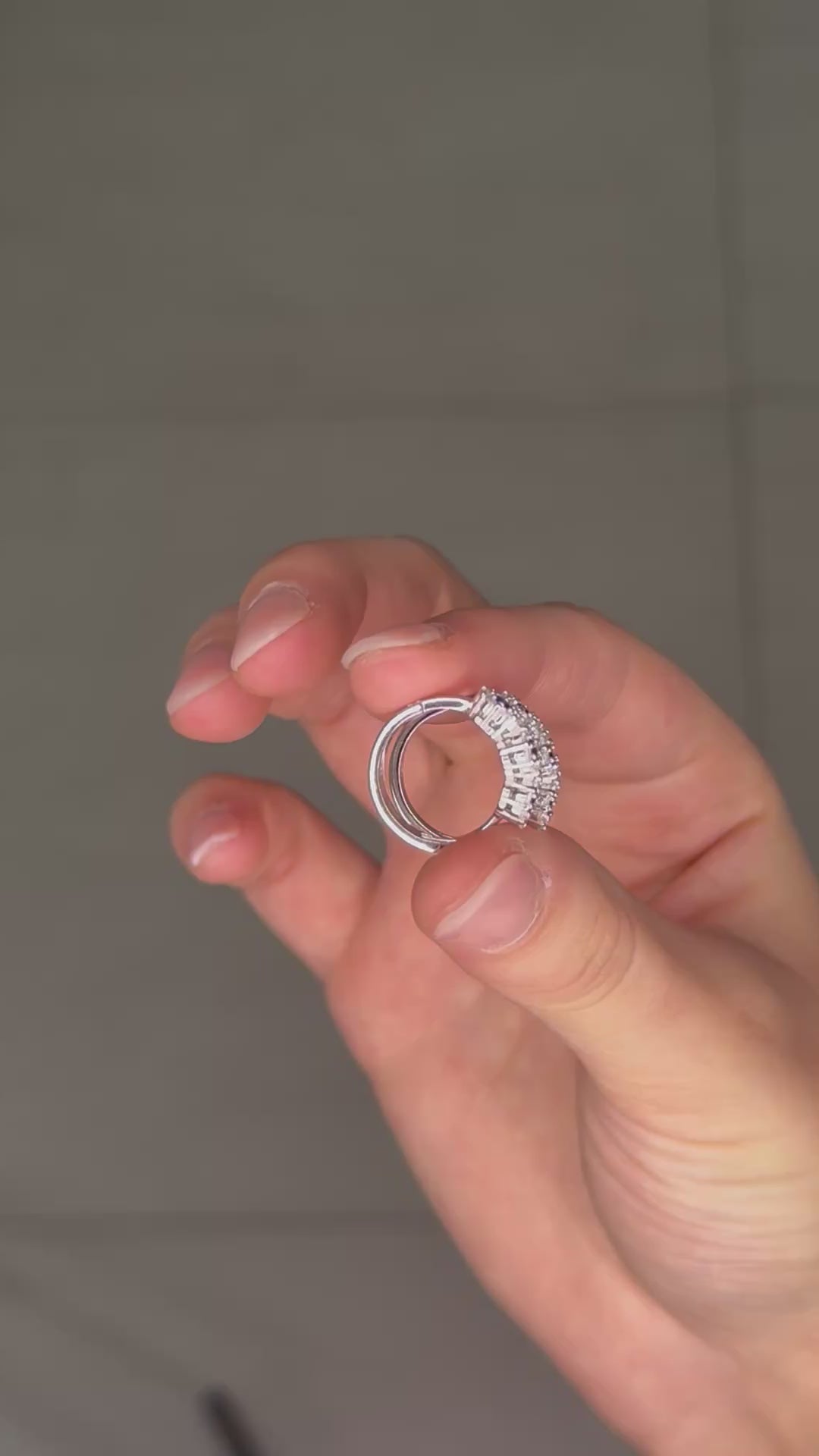 ORECCHINI CERCHI 3 FIORI  BLU